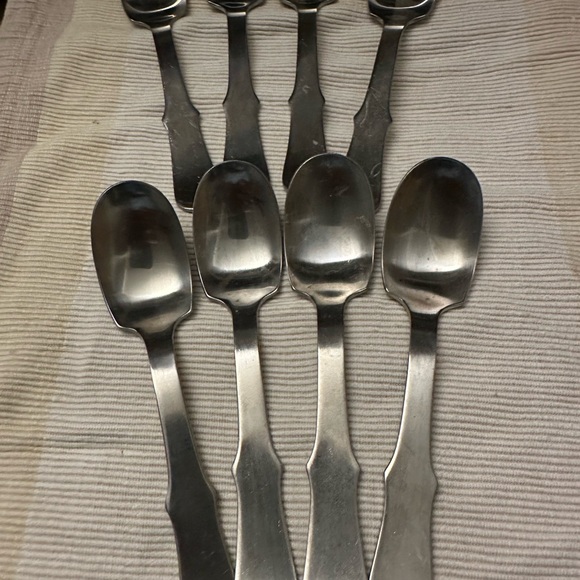 Dansk Nova ll Stainless Spoons Set Of 8 Flatware - Picture 6 of 8